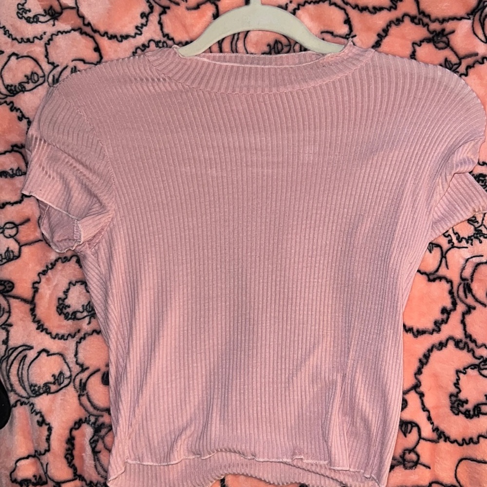 pink blouse